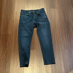 Rag & Bone Slim Fit Jeans - Dark Gray/Black